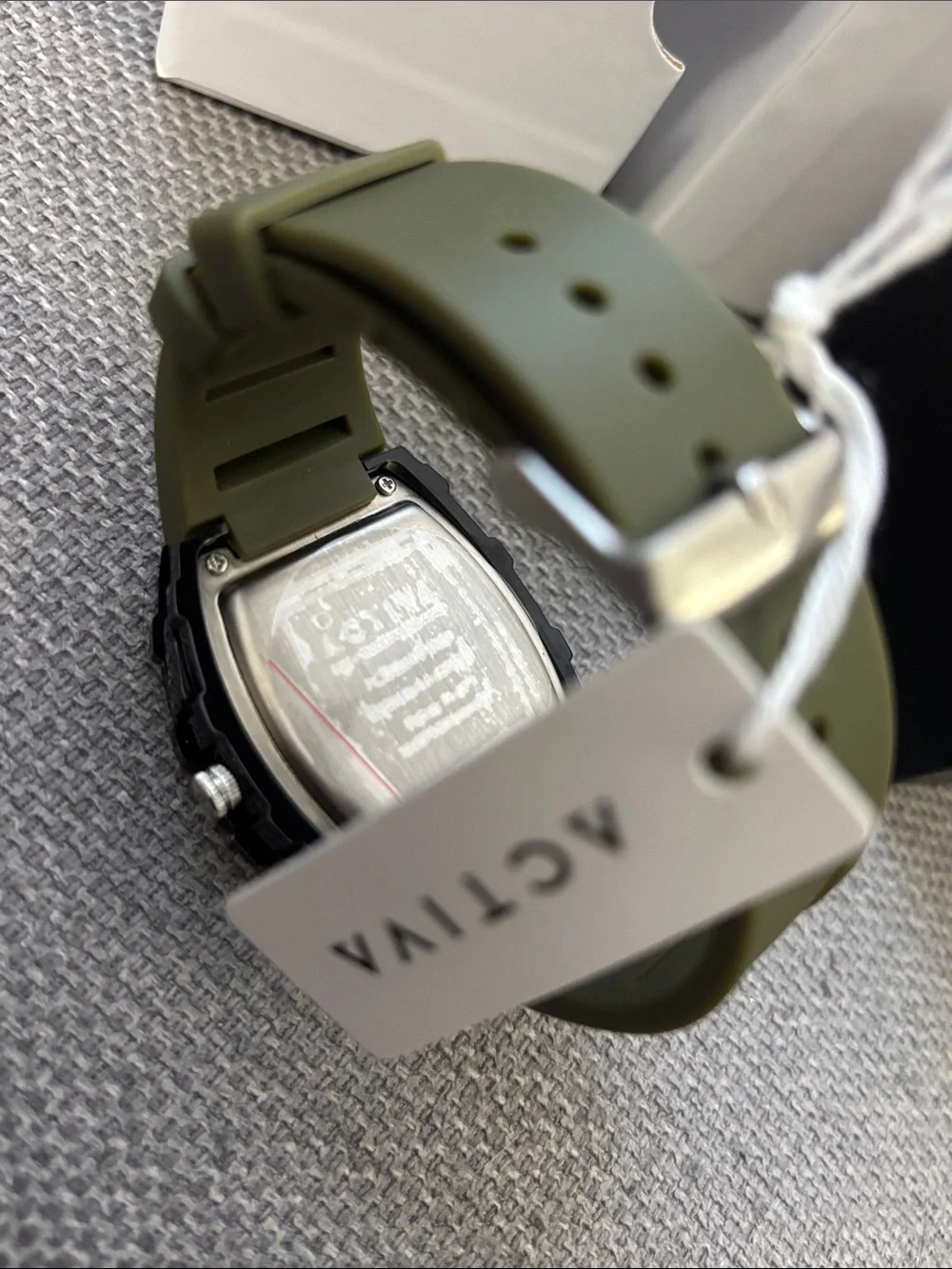 ACTIVA by Invicta Men's Olive Green Sport Watch with Black Dial and Rubber Strap